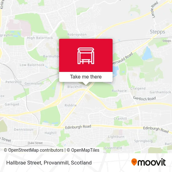 Hallbrae Street, Provanmill map