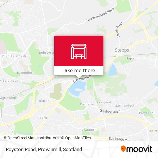 Royston Road, Provanmill map