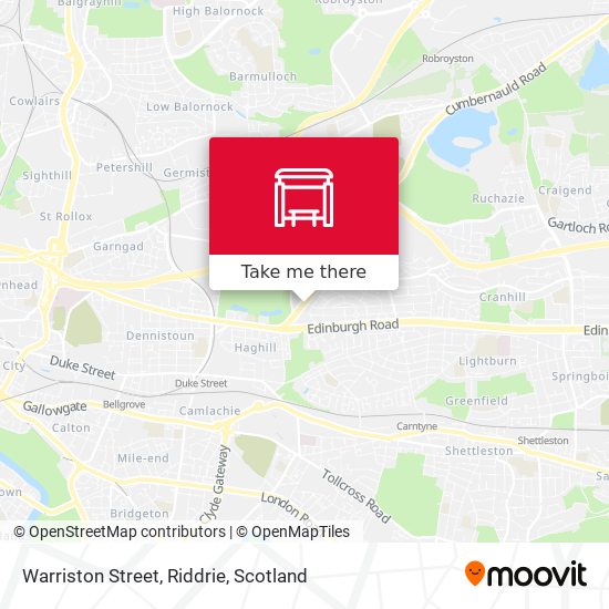 Warriston Street, Riddrie map