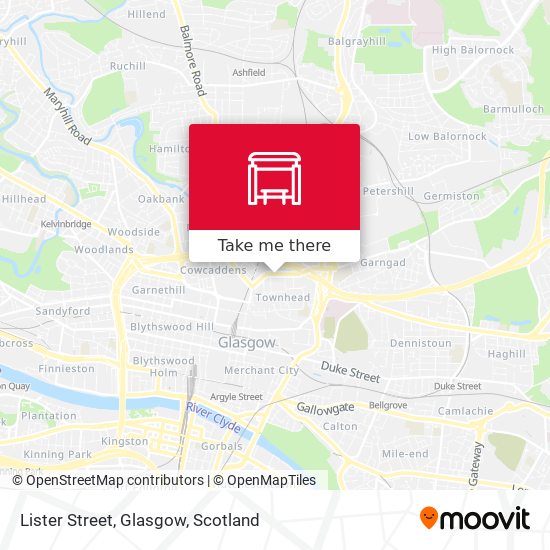 Lister Street, Glasgow map