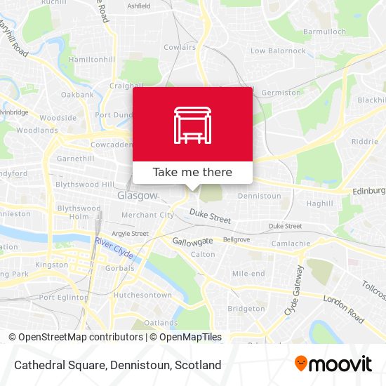Cathedral Square, Dennistoun map