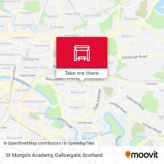 St Mungo's Academy, Gallowgate map