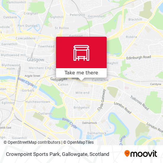 Crownpoint Sports Park, Gallowgate map