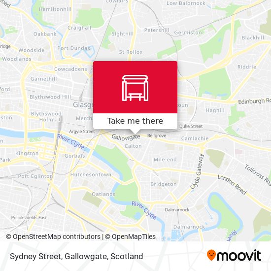 Sydney Street, Gallowgate map