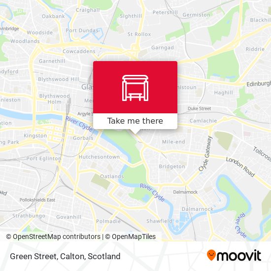 Green Street, Calton map