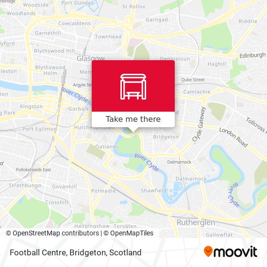 Football Centre, Bridgeton map