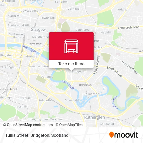 Tullis Street, Bridgeton map