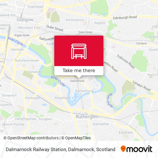Dalmarnock Railway Station, Dalmarnock map