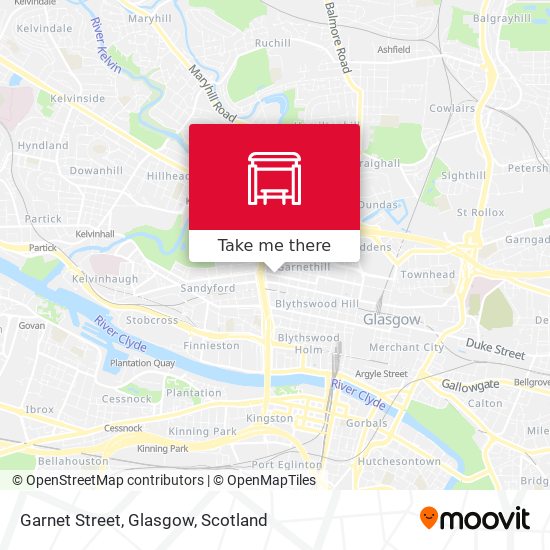 Garnet Street, Glasgow map