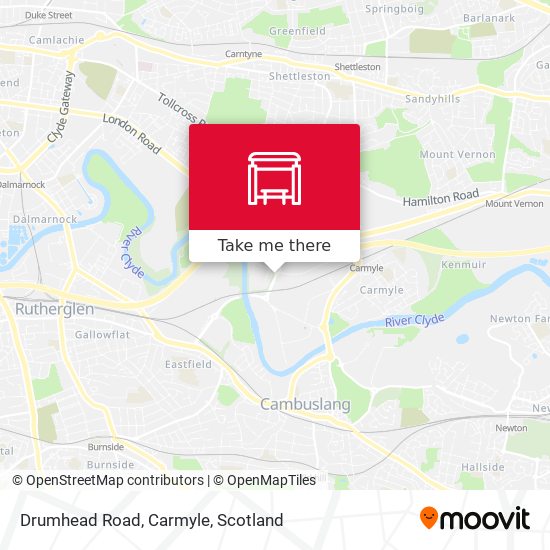 Drumhead Road, Carmyle map