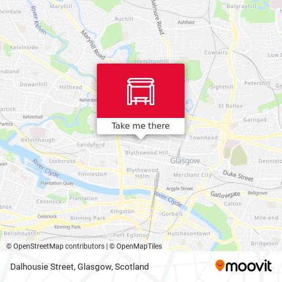 Dalhousie Street, Glasgow map