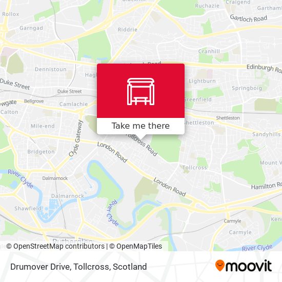 Drumover Drive, Tollcross map