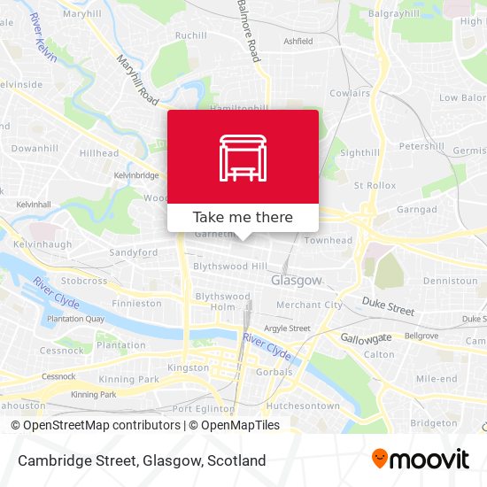 Cambridge Street, Glasgow map