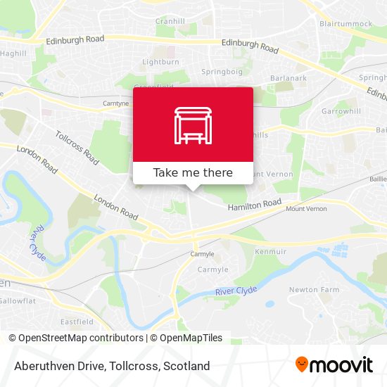 Aberuthven Drive, Tollcross map
