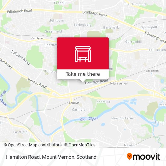 Hamilton Road, Mount Vernon map