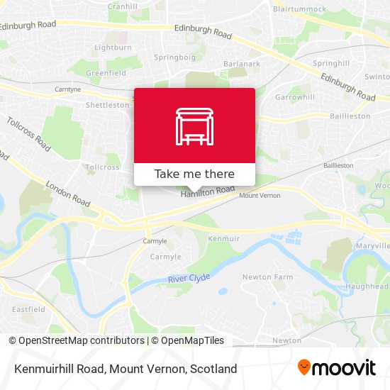 Kenmuirhill Road, Mount Vernon map