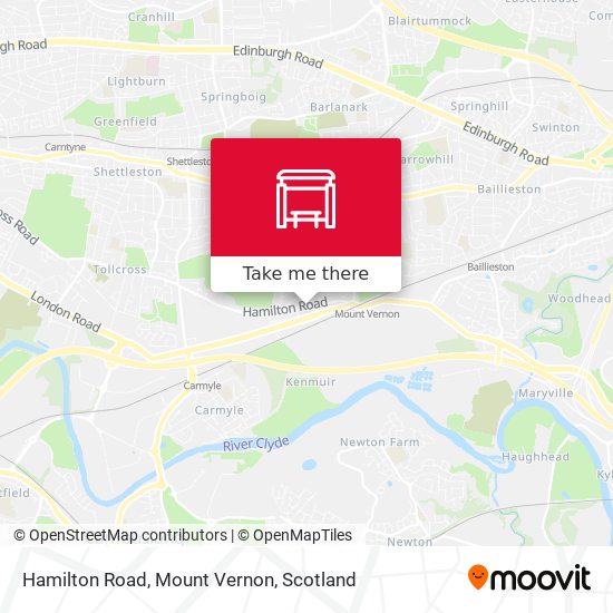 Hamilton Road, Mount Vernon map