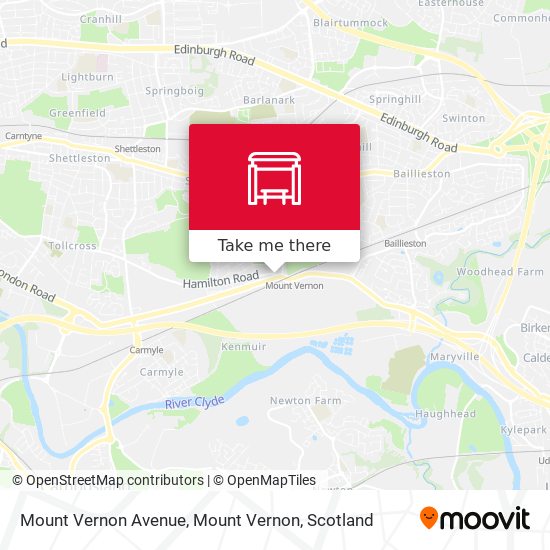 Mount Vernon Avenue, Mount Vernon map