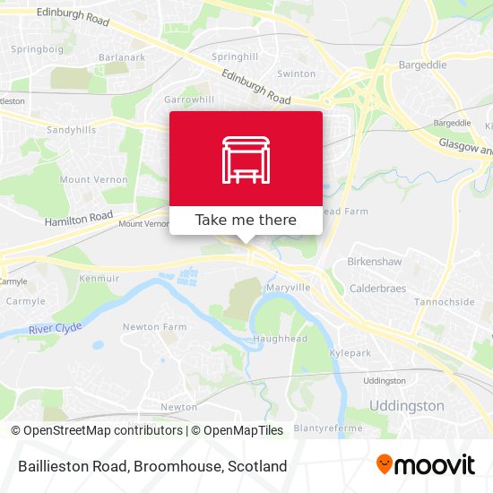 Baillieston Road, Broomhouse map