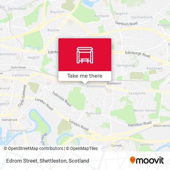 Edrom Street, Shettleston map
