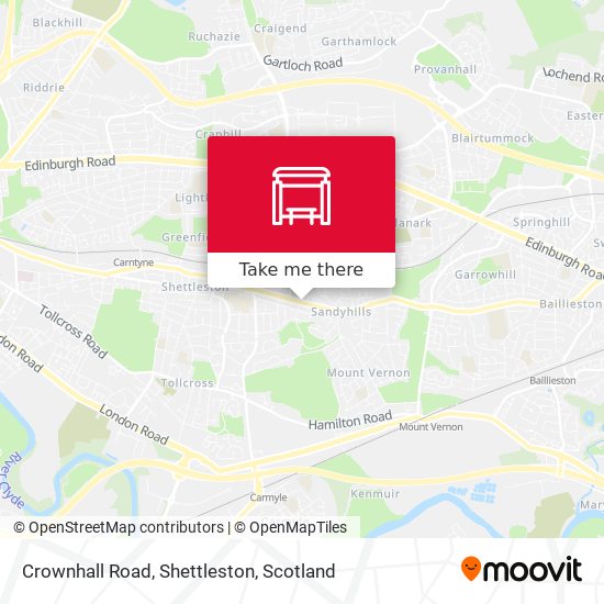 Crownhall Road, Shettleston map