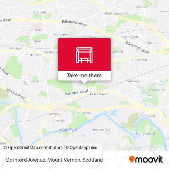 Dornford Avenue, Mount Vernon map