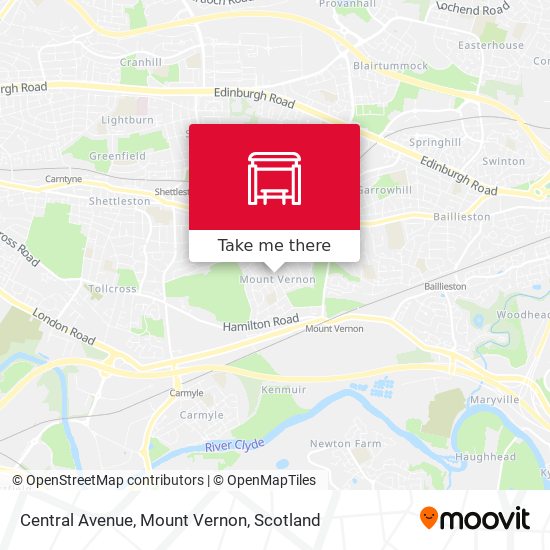 Central Avenue, Mount Vernon map