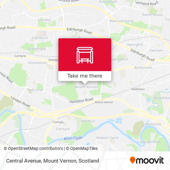 Central Avenue, Mount Vernon map