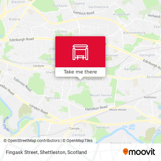Fingask Street, Shettleston map
