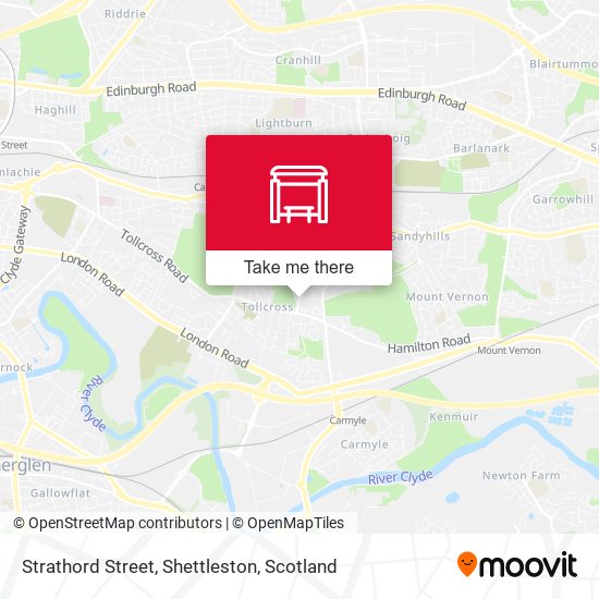 Strathord Street, Shettleston map