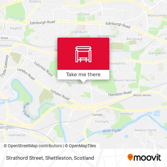 Strathord Street, Shettleston map