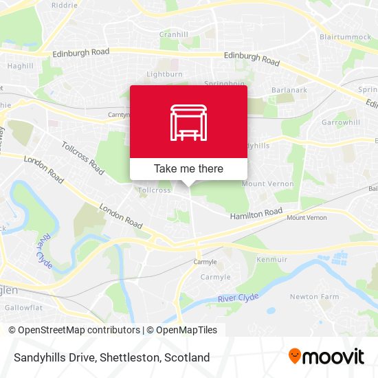 Sandyhills Drive, Shettleston map