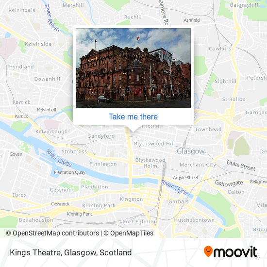 Kings Theatre, Glasgow map