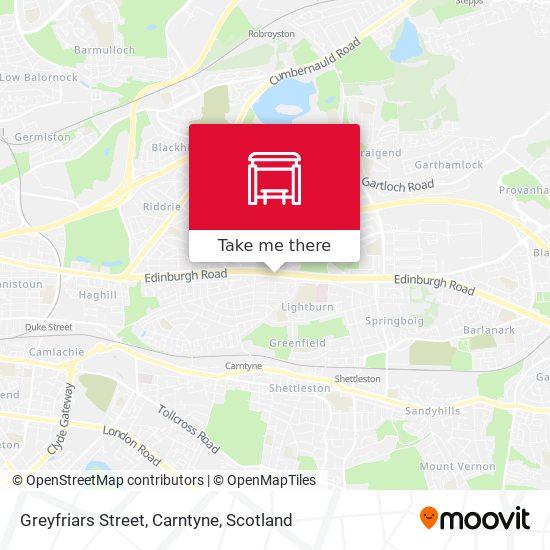 Greyfriars Street, Carntyne map