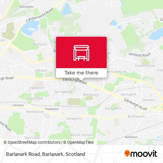 Barlanark Road, Barlanark map