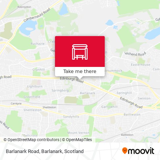 Barlanark Road, Barlanark map