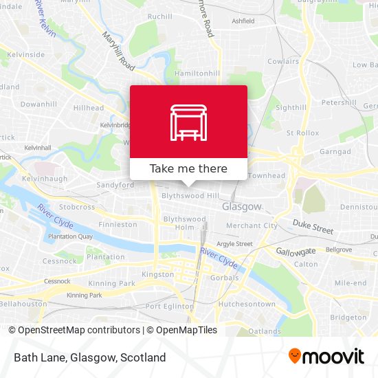 Bath Lane, Glasgow map