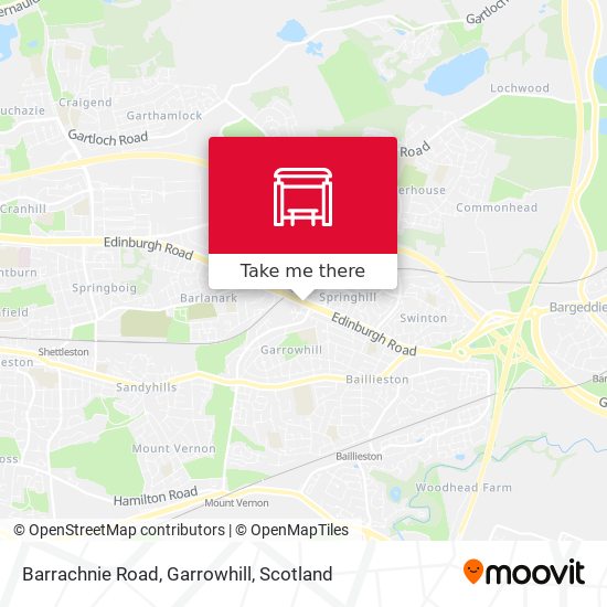 Barrachnie Road, Garrowhill map