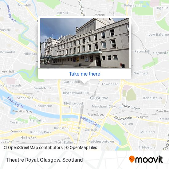 Theatre Royal, Glasgow map