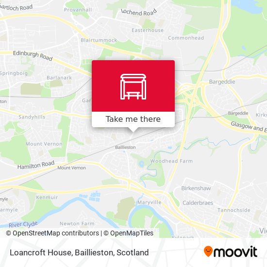 Loancroft House, Baillieston map