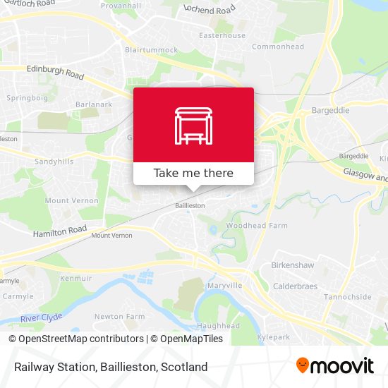 Railway Station, Baillieston map
