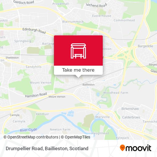 Drumpellier Road, Baillieston map
