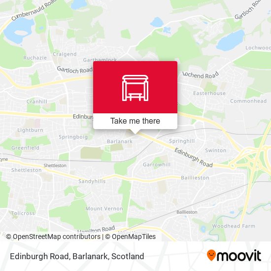 Edinburgh Road, Barlanark map