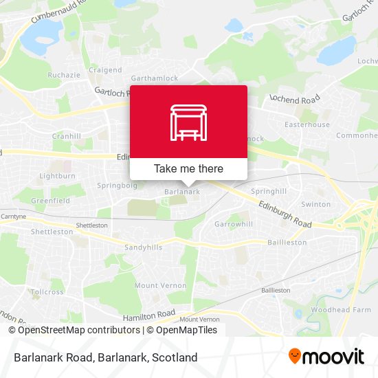 Barlanark Road, Barlanark map