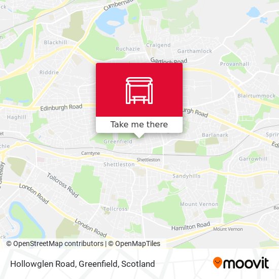 Hollowglen Road, Greenfield map