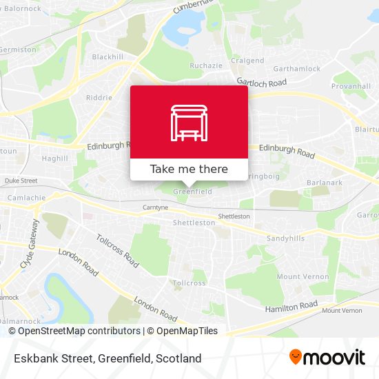 Eskbank Street, Greenfield map