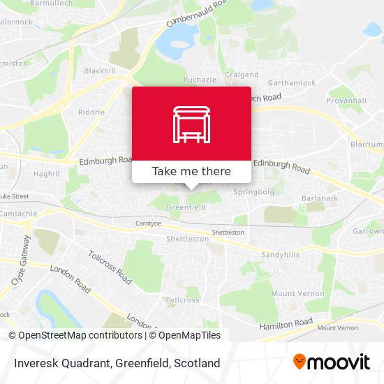 Inveresk Quadrant, Greenfield map