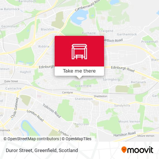 Duror Street, Greenfield map