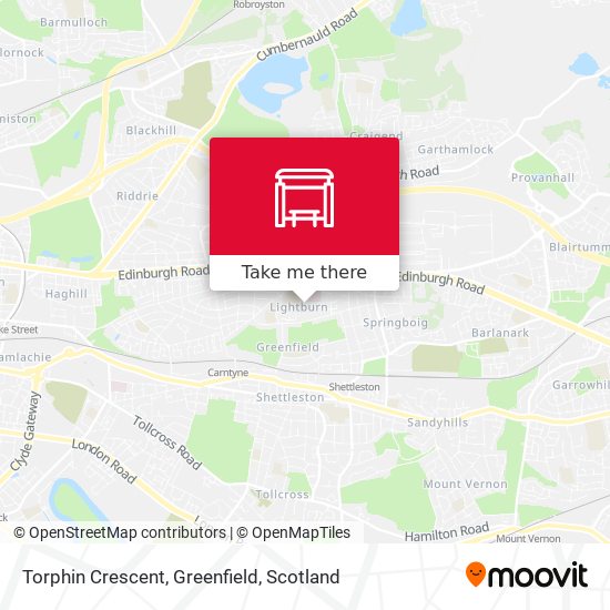 Torphin Crescent, Greenfield map