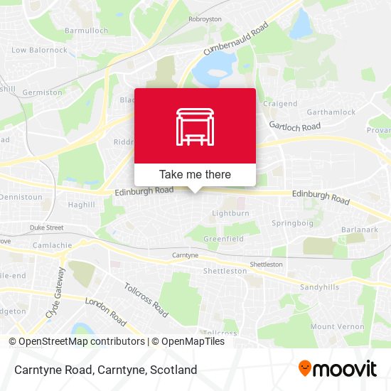 Carntyne Road, Carntyne map